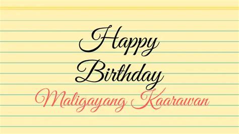 How to Say Happy Birthday in Tagalog: Formal and Informal .